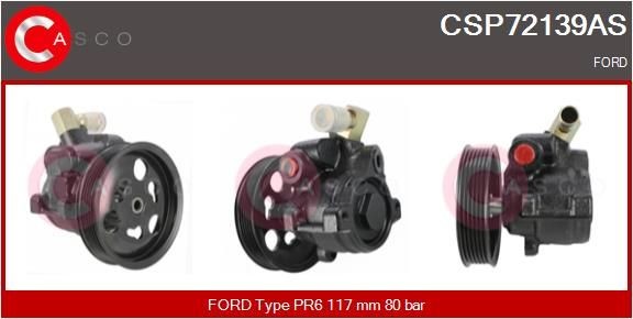 Stuurbekrachtigingspomp CASCO CSP72139AS CASCO CSP72139AS: Stuurbekrachtigingspomp Ford KA 2024