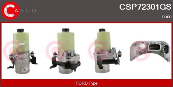 CASCO Servopumpe CSP72301GS CSP72301GS Servostyring pumpe FORD TRANSIT CASCO