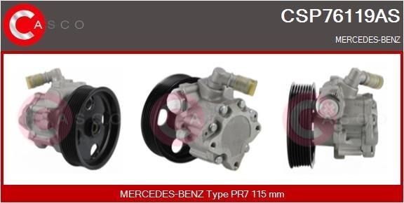 CASCO Servopumpe CSP76119AS CSP76119AS Servopumpe MERCEDES-BENZ CLK CASCO
