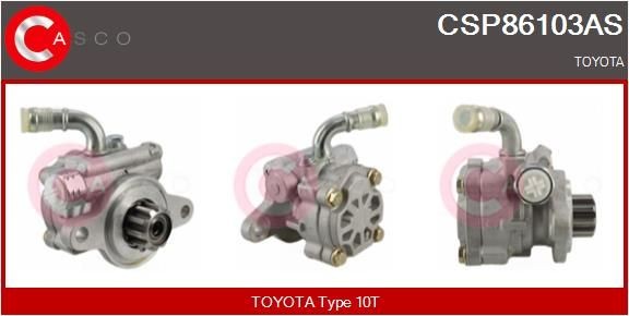 CASCO Stuurbekrachtigingspomp CSP86103AS Toyota HILUX Pick-up Stuurpomp CASCO CSP86103AS