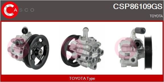Pompa idraulica, sterzo CASCO CSP86109GS CASCO CSP86109GS Pompa servosterzo Toyota AVENSIS 1999