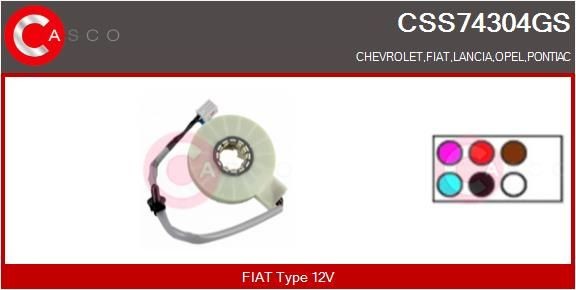 CASCO Rooliasendi andur CSS74304GS CASCO CSS74304GS Rooliasendi andur CHEVROLET Camaro IV Kupee odava hinnaga