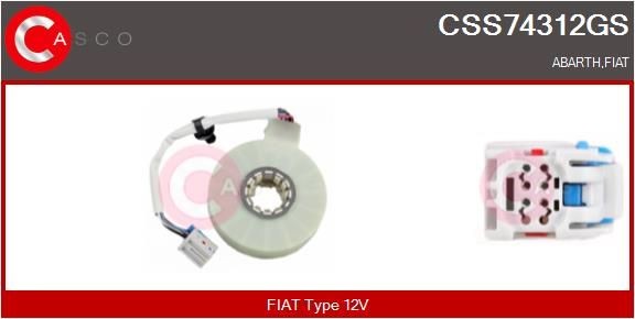 CASCO Sensor do ângulo da direcção CSS74312GS CASCO CSS74312GS Sensor do ângulo da direcção Renault Master II Minibus preço