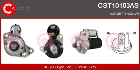 CASCO Starter CST10103AS Starter CASCO Seat ALHAMBRA CST10103AS