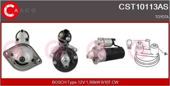 Starter CASCO CST10113AS CASCO CST10113AS Starter TOYOTA HIACE 2006