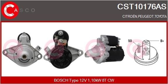 CASCO Starter CST10176AS Starter CASCO YARIS CST10176AS odav