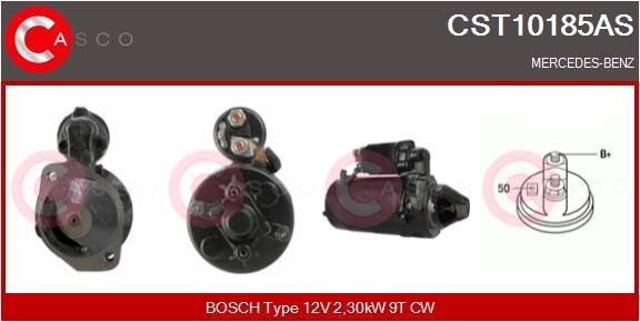 CASCO Démarreur CST10185AS CST10185AS Starter moteur MERCEDES-BENZ Classe S CASCO