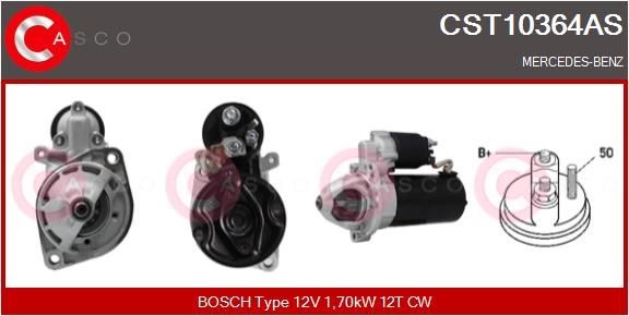 CASCO Starter CST10364AS Startmotor CASCO S-klasse CST10364AS billig