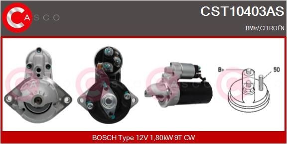 Startmotor CASCO CST10403AS CASCO CST10403AS Starter BMW X6 2013