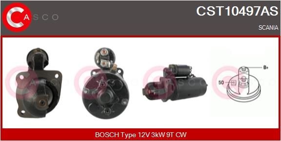 CASCO CST10497AS Démarreur CASCO CST10497AS Démarreur