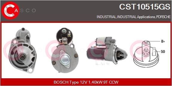 CASCO Μίζα CST10515GS CASCO CST10515GS Μίζα Porsche 944 Cabrio τιμες