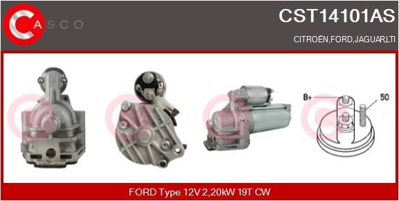 Motorino avviamento CASCO CST14101AS CASCO CST14101AS Motorino FORD TRANSIT 2007
