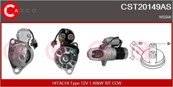 Starter CASCO CST20149AS CASCO CST20149AS Starter motor NISSAN MAXIMA 2000