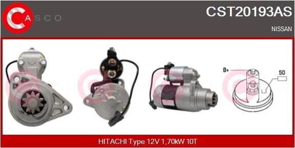 CASCO Startmotor CST20193AS CASCO CST20193AS Startmotor NISSAN 350 Z kosten