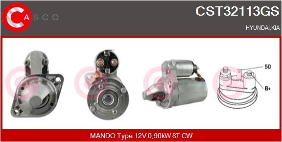 CASCO Startmotor CST32113GS CST32113GS CASCO startmotor KIA VENGA