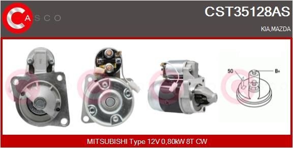 CASCO Startmotor CST35128AS CST35128AS CASCO startmotor KIA VENGA