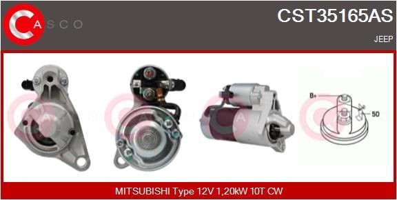 Starteris CASCO CST35165AS CASCO CST35165AS Starteris JEEP CHEROKEE 2002