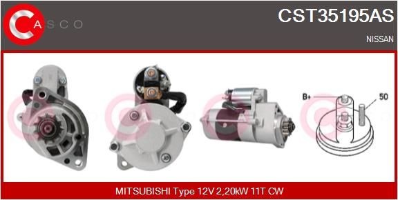 Starter CASCO CST35195AS CASCO CST35195AS: Starter Nissan PATHFINDER 2022