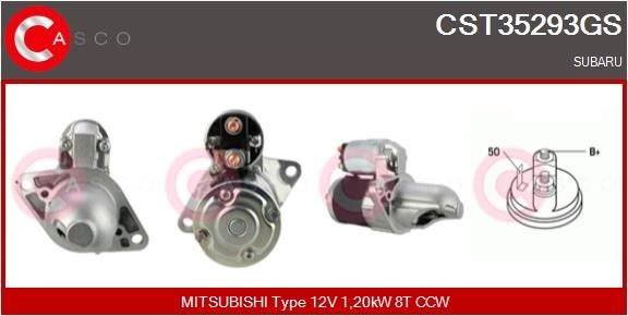 CASCO Startmotor CST35293GS CASCO CST35293GS Starter Subaru Outback BR prijs