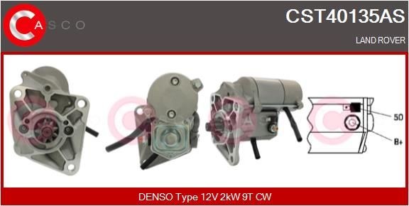 Starter CASCO CST40135AS CASCO CST40135AS Starter LAND ROVER DISCOVERY 2001