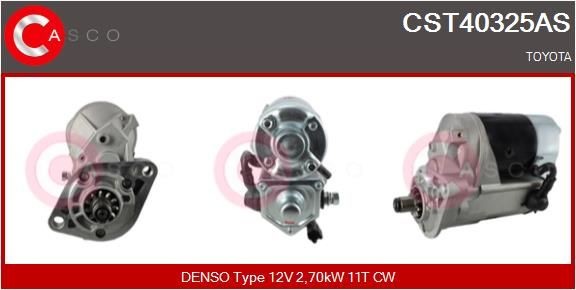 CASCO Starter CST40325AS CST40325AS Starter CASCO TOYOTA AVENSIS