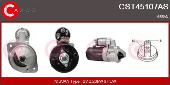 Motorino avviamento CASCO CST45107AS CASCO CST45107AS Motorino di avviamento Nissan VANETTE 2004
