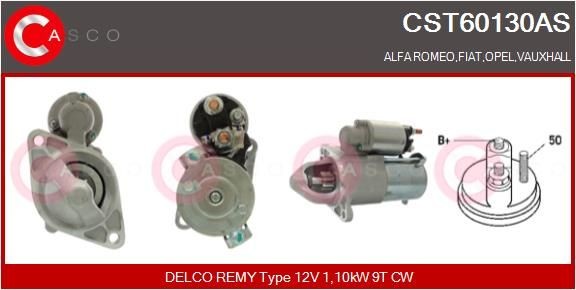 CASCO Starter CST60130AS Starter OPEL CASCO CST60130AS