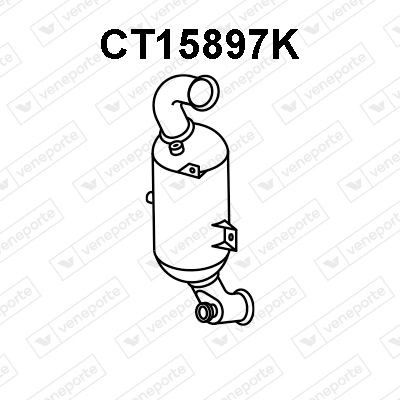 VENEPORTE Katalyzátor CT15897K VENEPORTE Katalyzátor TOYOTA CT15897K