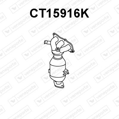 VENEPORTE Katalyzátor na zbernom potrubí CT15916K Katalyzátor TOYOTA VENEPORTE CT15916K