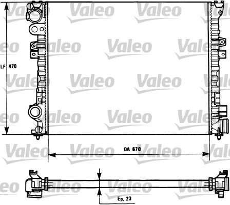 VALEO Radiateur 731166 VALEO 731166 Radiateur Jumpy I Van prijs