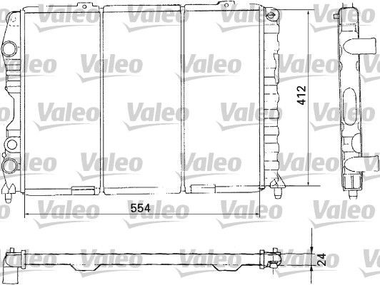 VALEO Radiateur 731283 731283 Radiateur ALFA ROMEO 159 VALEO
