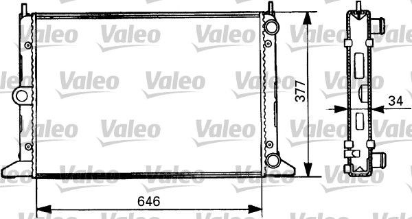 VALEO Radiateur 731386 Ford MONDEO Radiator VALEO 731386