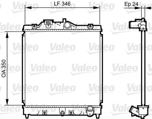 VALEO Radiatore motore 731434 731434 costo Radiatore VALEO HONDA CR-V