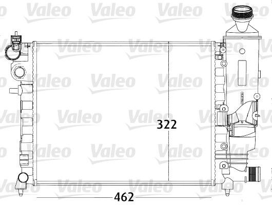VALEO Radiators, Motora dzesēšanas sistēma 731498 731498 Dzesēšanas radiatori CITROËN BERLINGO VALEO