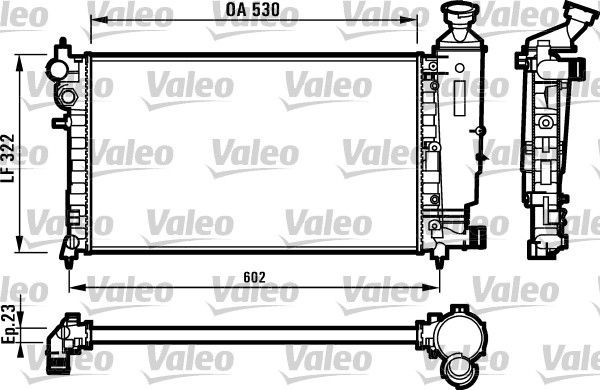 VALEO Radiateur du moteur 731526 VALEO 731526 Radiateur du moteur