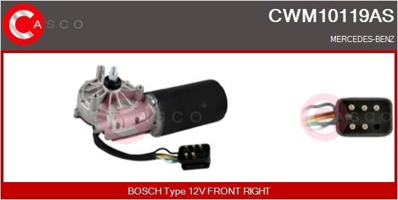 CASCO Ruitenwissermotor CWM10119AS CASCO CWM10119AS Ruitenwisser, motor Chrysler GRAND VOYAGER originele