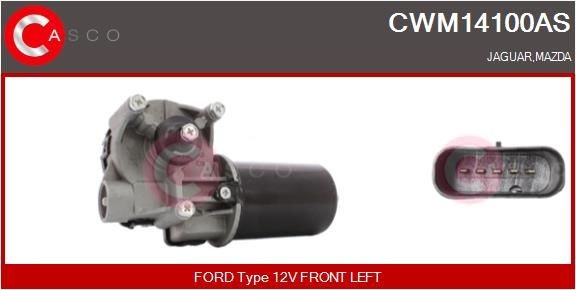 CASCO Μοτέρ υαλοκαθαριστήρα CWM14100AS CASCO CWM14100AS Μοτέρ υαλοκαθαριστήρων SSANGYONG TIVOLI κόστος