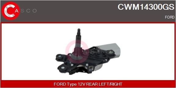 Scheibenwischermotor CASCO CWM14300GS CASCO CWM14300GS FORD C-MAX 2012 Scheibenwischermotor