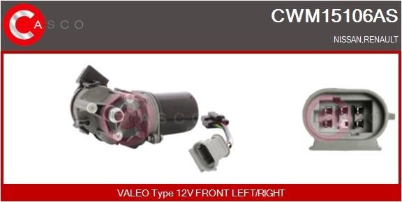 CASCO Motore tergicristallo CWM15106AS CASCO CWM15106AS Motorino tergicristallo MERCEDES-BENZ GLK originali