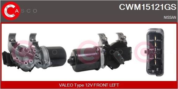 Ruitenwissermotor CASCO CWM15121GS CASCO CWM15121GS Ruitenwisser, motor NISSAN NOTE 2022