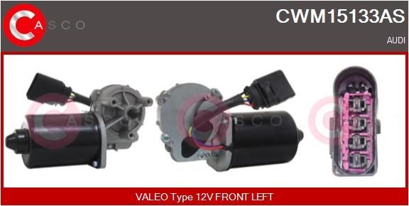CASCO Motor de limpa-vidros CWM15133AS Motor de limpa parabrisas CASCO Toyota PROACE CWM15133AS