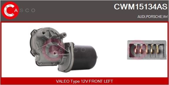CASCO Stikla tīrītāju motors CWM15134AS CWM15134AS Logu tīrītāja motoriņš Volkswagen ID.3 CASCO
