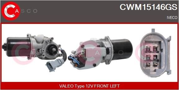 CASCO Motore tergicristallo CWM15146GS CASCO CWM15146GS Motorino tergi IVECO Daily III Van / Station Wagon originali prezzo