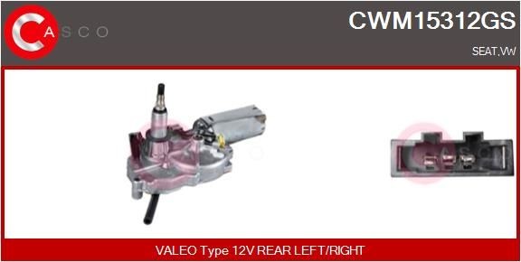 CASCO Ruitenwissermotor CWM15312GS CASCO CWM15312GS Achterruitenwisser, motor VW Polo Variant prijs