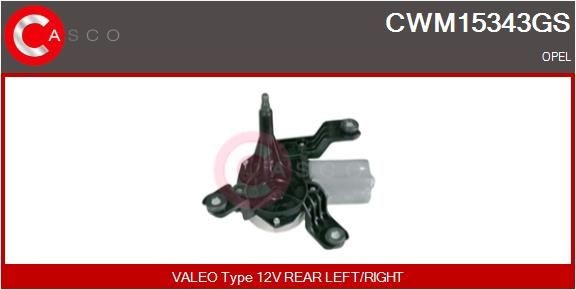 CASCO Motor stieračov CWM15343GS CWM15343GS Motorček stieračov OPEL TIGRA CASCO