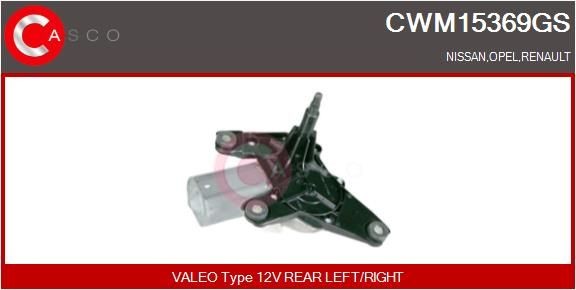 CASCO Ruitenwissermotor CWM15369GS Ruitenwisser, motor Nissan X83 CWM15369GS CASCO