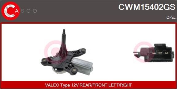 CASCO Ruitenwissermotor CWM15402GS Wissermotor CASCO SIGNUM CWM15402GS goedkoop