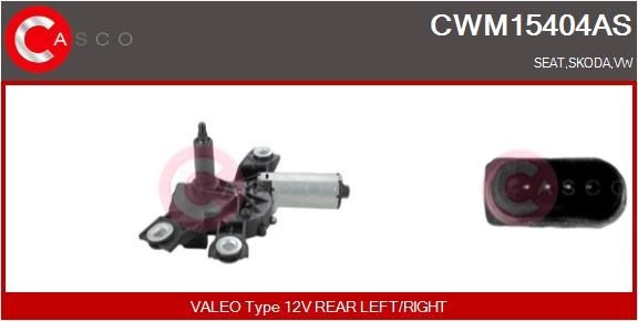CASCO Stikla tīrītāju motors CWM15404AS CWM15404AS CASCO Logu tīrītāja motoriņš Volkswagen lēti