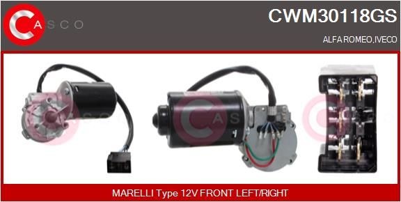 CASCO Ruitenwissermotor CWM30118GS CASCO CWM30118GS originele Achterruitenwisser, motor ALPINA B3 prijs