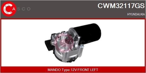 Motor stieračov CASCO CWM32117GS CASCO CWM32117GS: Motor stieračov Hyundai i30 2013
